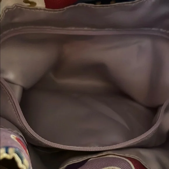 Coach Pink and Purple Shoulder Bag with Vibrant Design